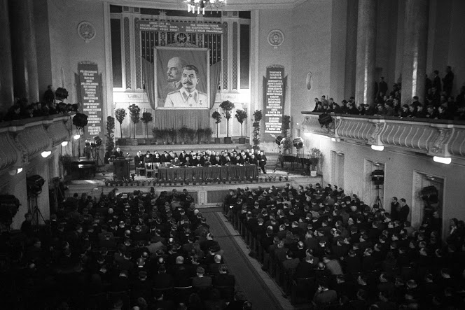 National meeting of kolkhoz chairmen in Tallinn.1952