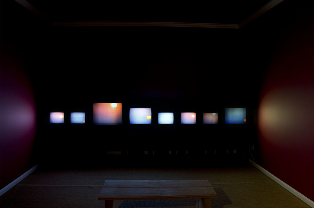 Neha Choksi, 'The Weather Inside Me (Bombay Sunset)', 2010 (detail), 9 CRT television sets, 9 dvds, 1 photograph, dimensions variable. Courtesy of the artist and Project 88, Mumbai