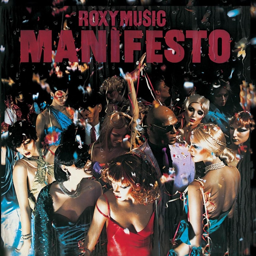 ROXY MUSIC // MANIFESTO (1979) cover design Bryan Ferry w/ fashion designer Antony Price