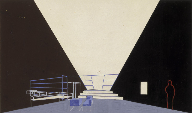 Laszlo-Moholy-Nagy_Buehnenbildentwurf_1928_Bauhaus-Archiv_Foto-Markus-Hawlik_VG-Bild-Kunst